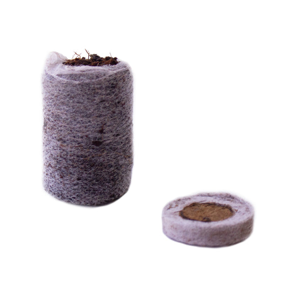 Compressed Coconut Coir Seed Starting Puck - Netted