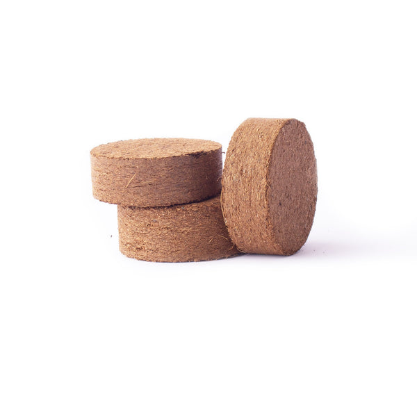 Compressed Coconut Coir growing media - 60 x 15 mm Pucks - Box of 700
